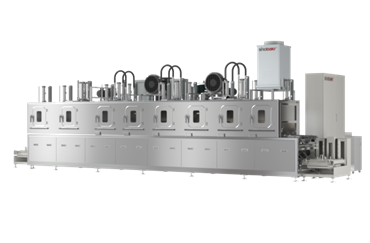 步進(jìn)通過式噴淋清洗機(jī)